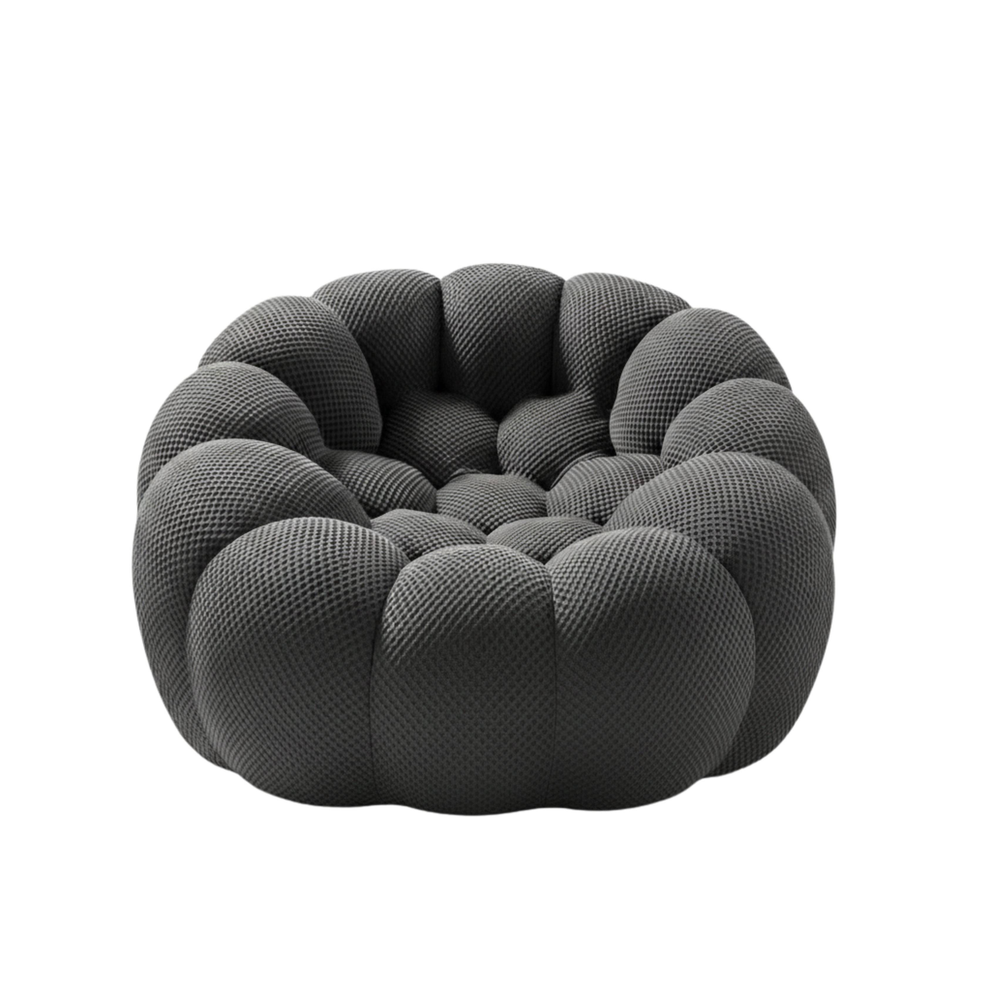 Bubbly Single Seater Sofa | 3D-Knit Sculptural Accent Lounge