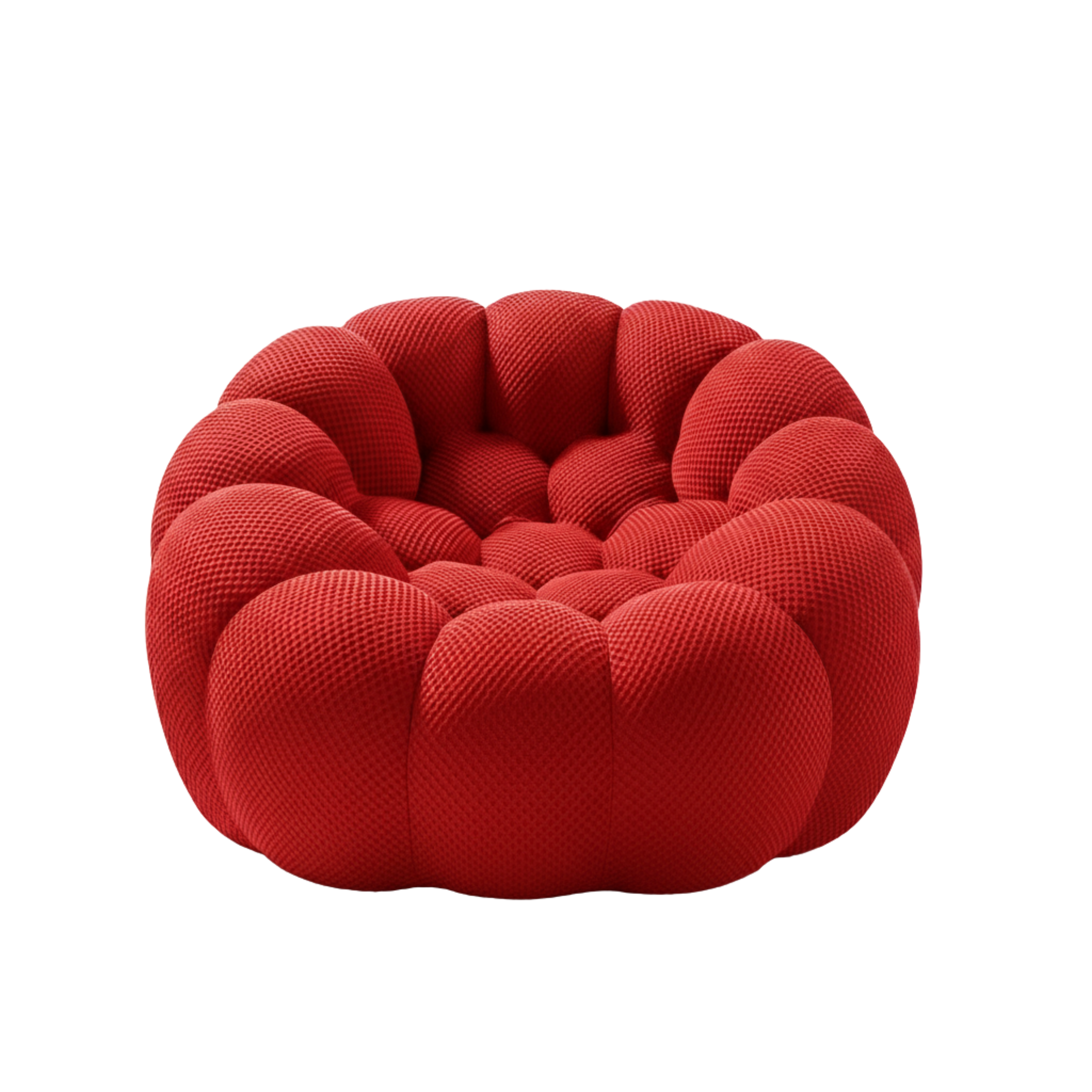 Bubbly Single Seater Sofa | 3D-Knit Sculptural Accent Lounge