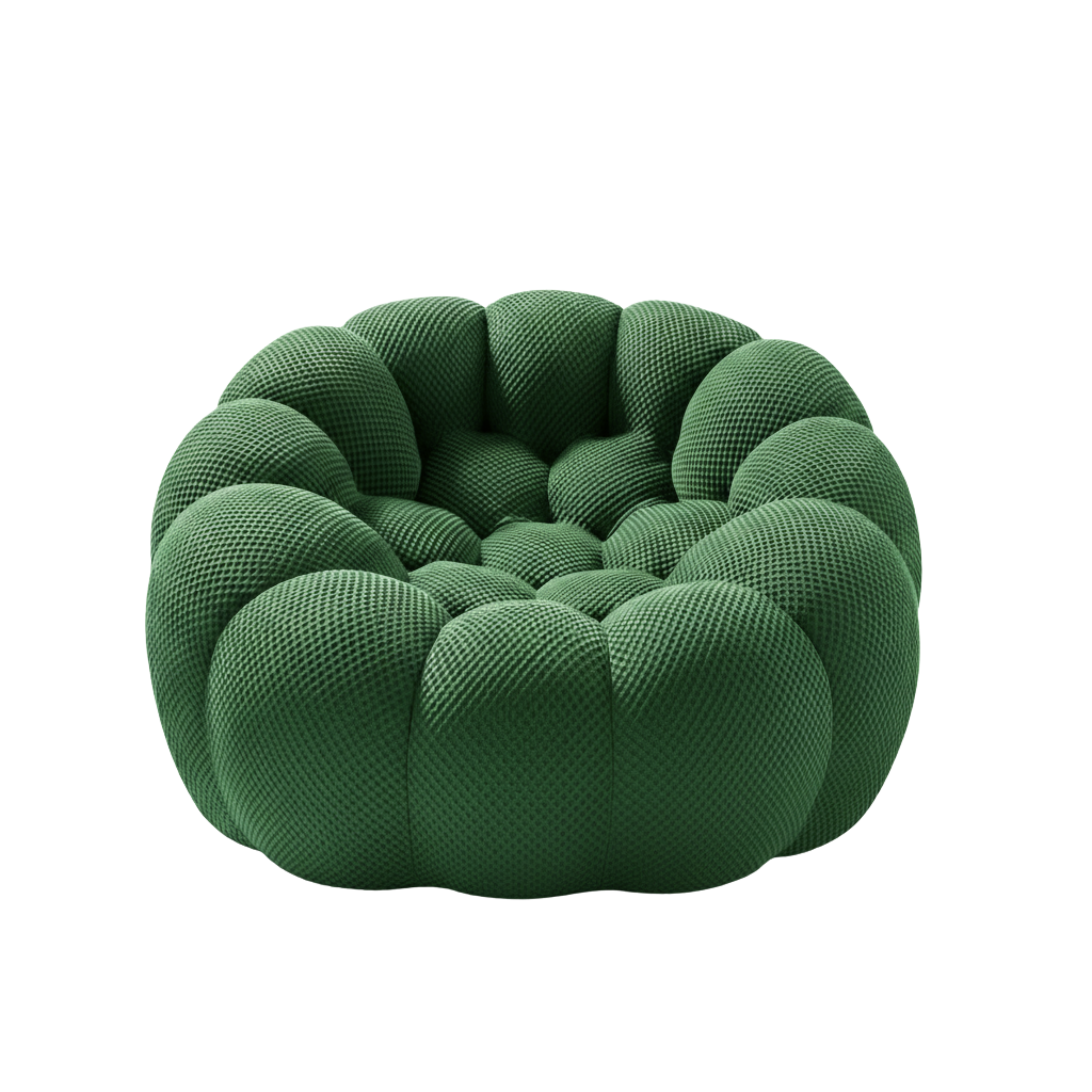 Bubbly Single Seater Sofa | 3D-Knit Sculptural Accent Lounge