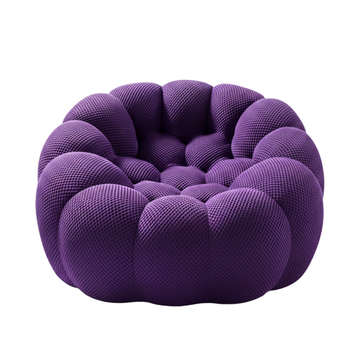 Bubbly Single Seater Sofa | 3D-Knit Sculptural Accent Lounge