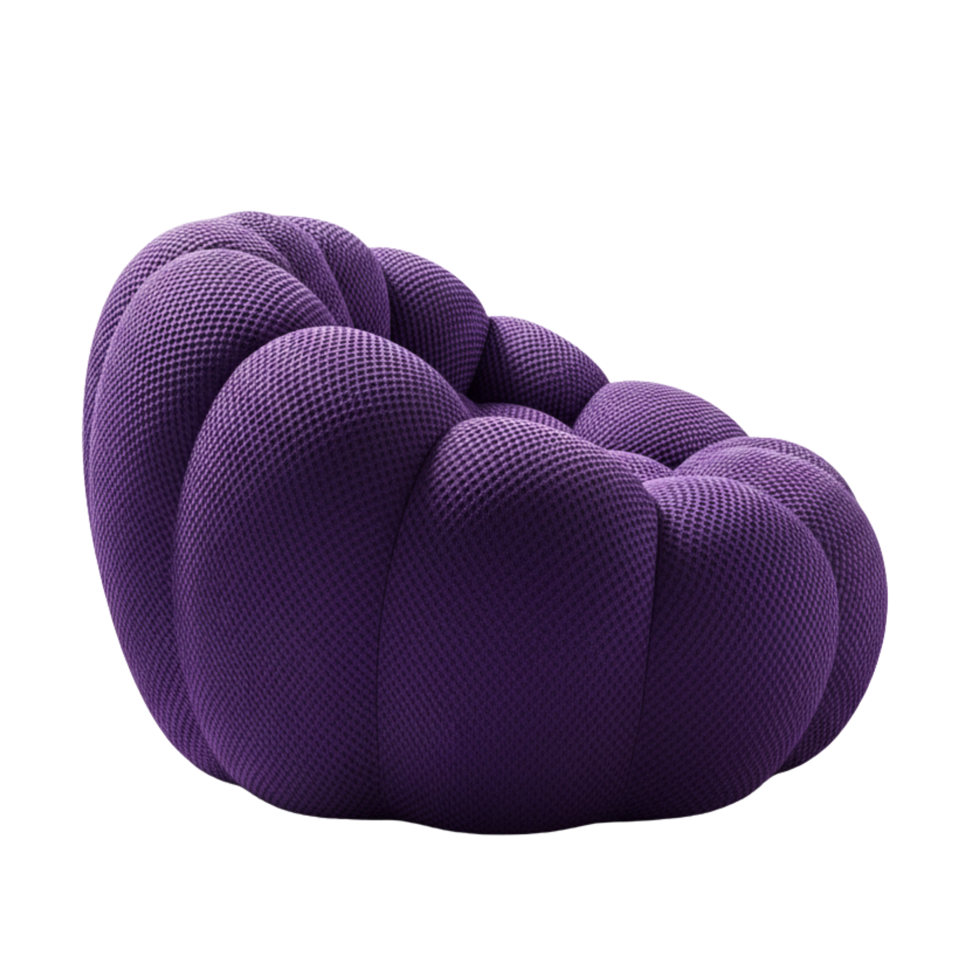 Bubbly Single Seater Sofa | 3D-Knit Sculptural Accent Lounge