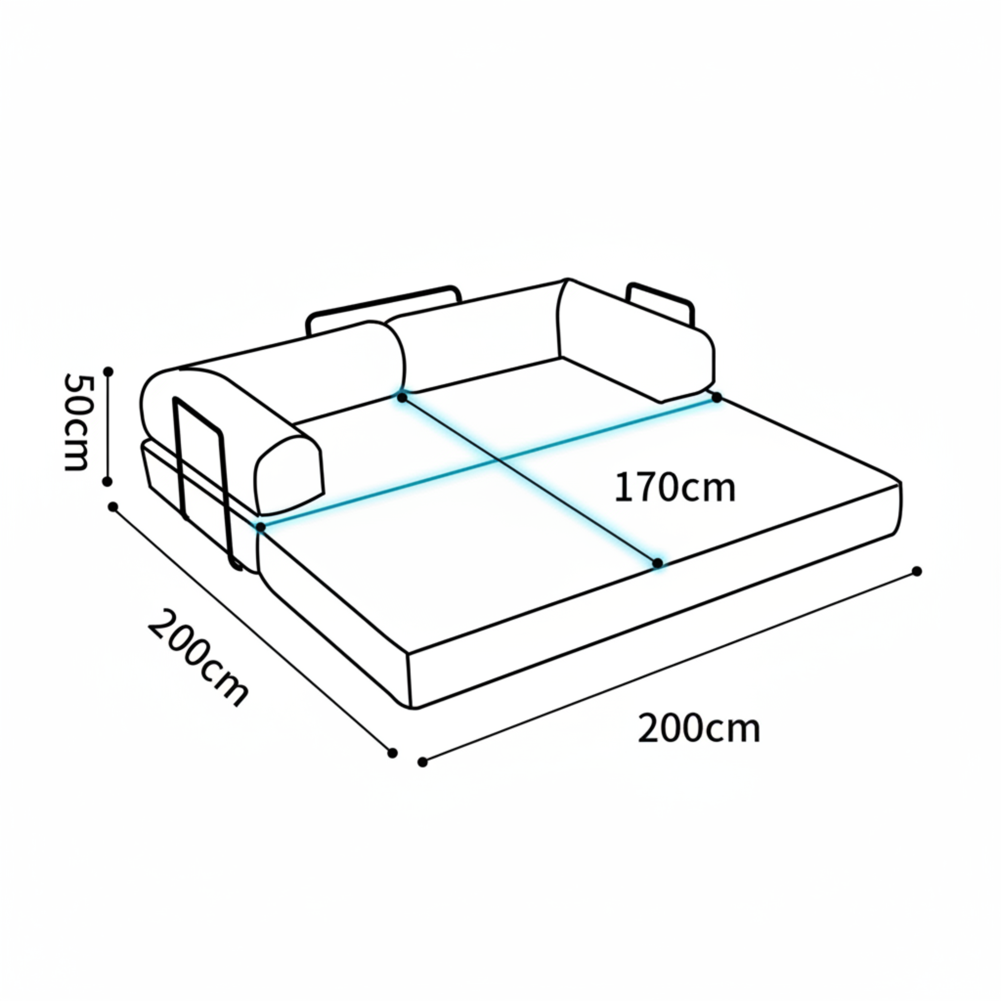 Waffle 4-in-1 Stack Sofa